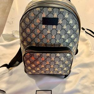 GG Supreme Bees backpack.